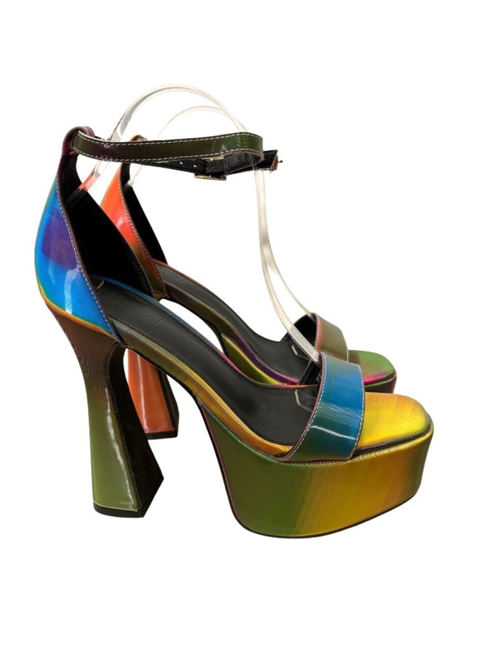 Poster Girl Rainbow Platform Heels Size 8
